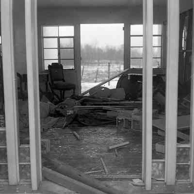 Front door of Estelle Cobb's house near Halltown