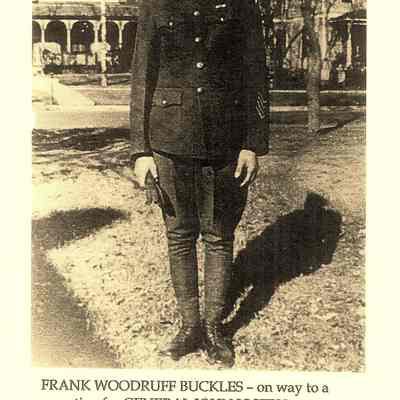 Frank Woodruff Buckles in uniform
