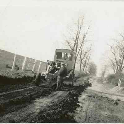 Melvin Road construction, 1941