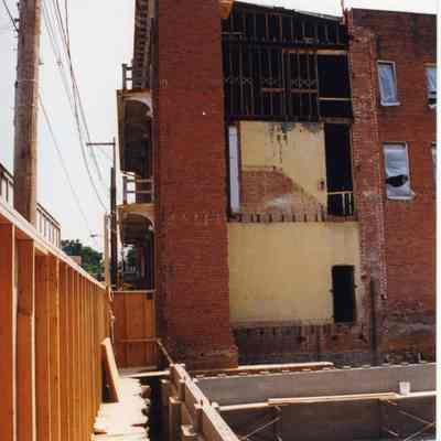 Constructing new St. Margaret's Hall in Charles Town, West Virginia in 1998