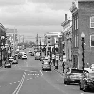 South George Street approaching Washington Street