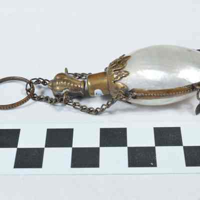 Mother of pearl perfume bottle