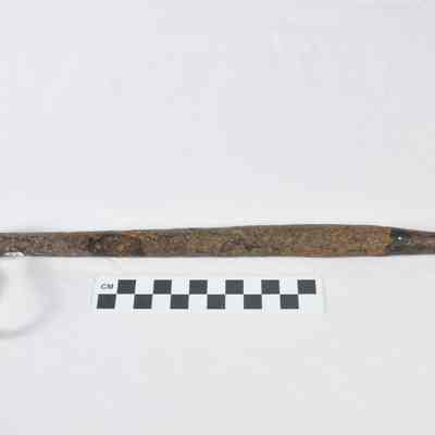 Forged iron picket pin