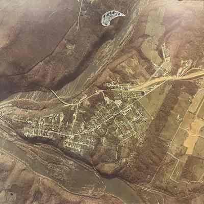 Aerial photo of Harpers Ferry area
