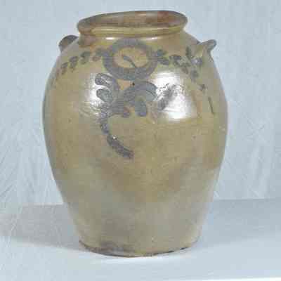 Large ovoid stoneware crock