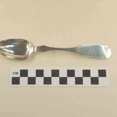 Coin silver teaspoon