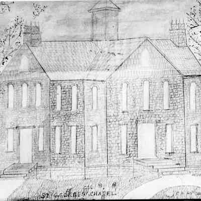Artist's conception of St. George's Chapel