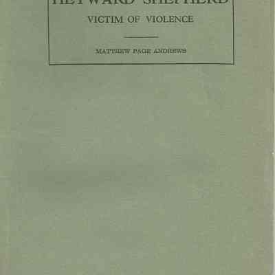 Heyward Shepherd: victim of violence