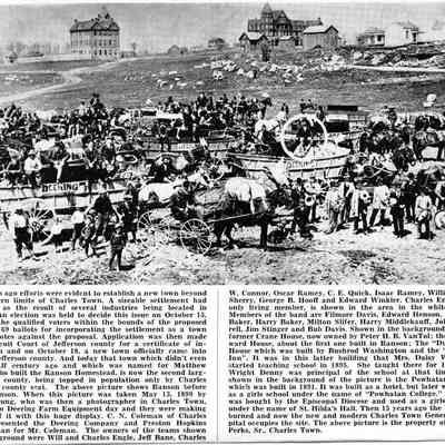 John Deering Farm Equipment Day 1899