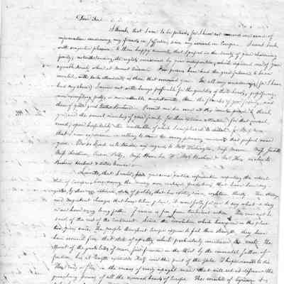 Letter to John Augustine Washington