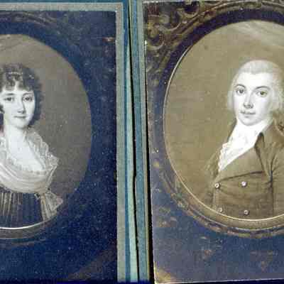Nancy Clayton Pendleton Kennedy and John Kennedy portraits