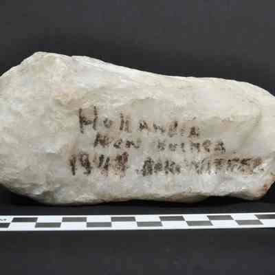 Quartz rock from New Guinea