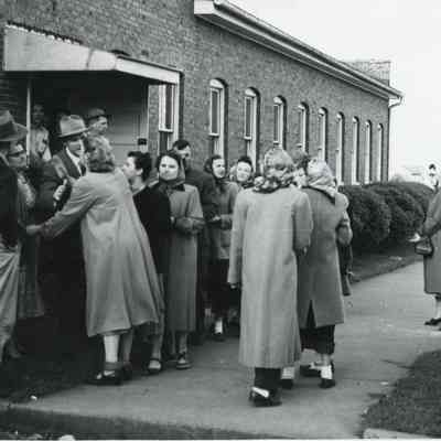 Striking workers at the Perfection Garment Company