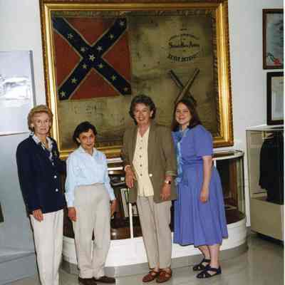 Chew's flag at the Jefferson County Museum