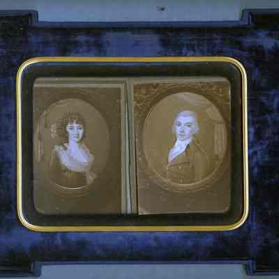 Nancy Clayton Pendleton Kennedy and John Kennedy portraits