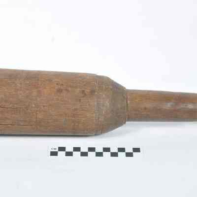 Wooden pestle or crusher