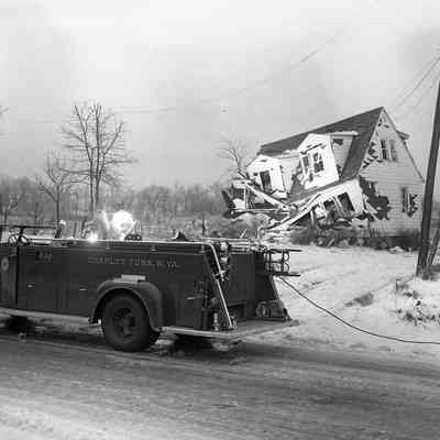 Dynamite truck explosion