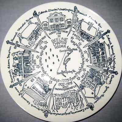 DAR commemorative plate