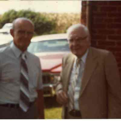 John S. Rissler & Reverend C.E. Kirby (retired) - 1981