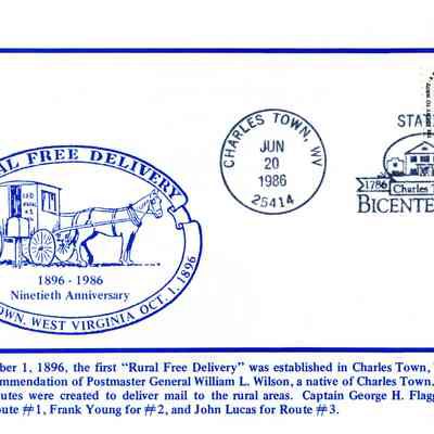 RFD Jubilee cachet stamp