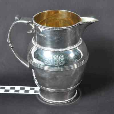 Silver pitcher