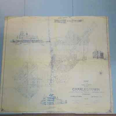 Map of the Property of the CharlesTown [sic] Mining, Manufacturing, and Improvement Company.