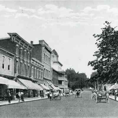 Washington Street, looking east from Charles Street