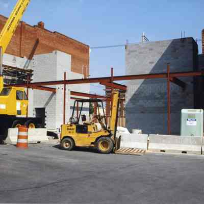 Constructing new St. Margaret's Hall in Charles Town, West Virginia in 1998