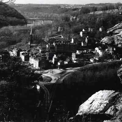 View of Harpers Ferry from Maryland Heights