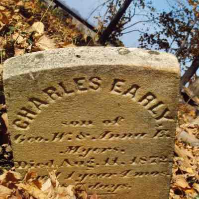 Kabletown Churchyard gravestone