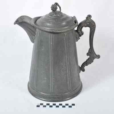 Large pewter water pitcher