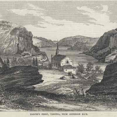 Harper's Ferry, Virginia, From Jefferson's Rock