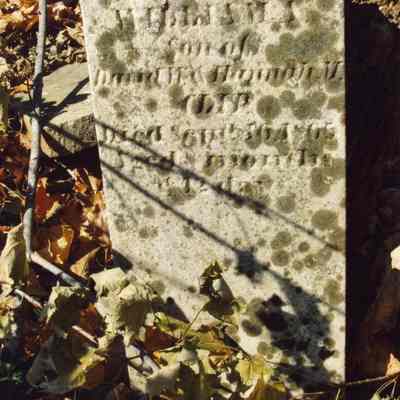 Kabletown Churchyard gravestone