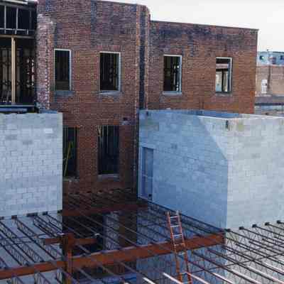 Constructing new St. Margaret's Hall in Charles Town, West Virginia in 1998