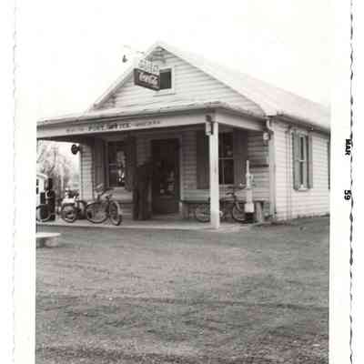 Welsh's Grocery, undated, with bicycles parked out front: IMG2025.026.001 (40)