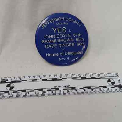 Party Line campaign button