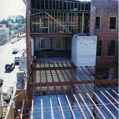 Constructing new St. Margaret's Hall in Charles Town, West Virginia in 1998