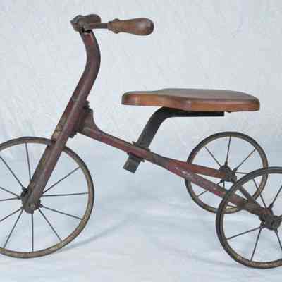 Wood and iron tricycle