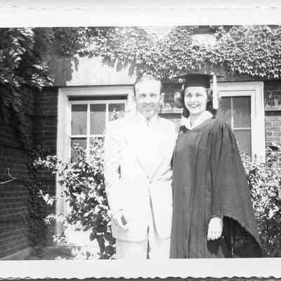 Forrest Clyde Simmons and Mary Louise Milton - June, 1950