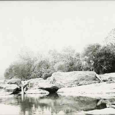 Potomac River dam at Harpers Ferry