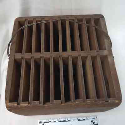 Wooden box to hold receipt books