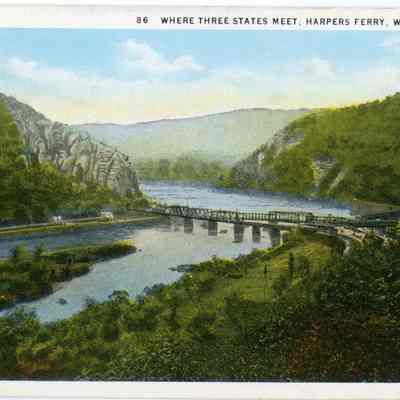 86. Where Three States Meet, Harpers Ferry, West Virginia