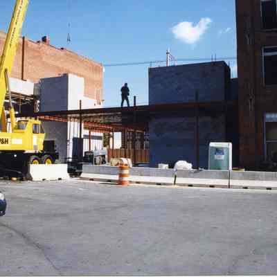 Constructing new St. Margaret's Hall in Charles Town, West Virginia in 1998