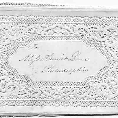 Invitations, letters and newspaper articles related to Harriet Lane Johnston