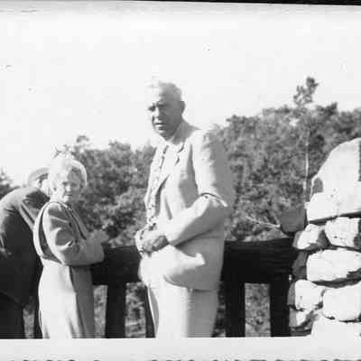 Nelly Simmons & James Milton at Cooper's Rock - June, 1950