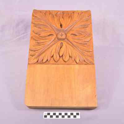 Carving of an acanthus flower