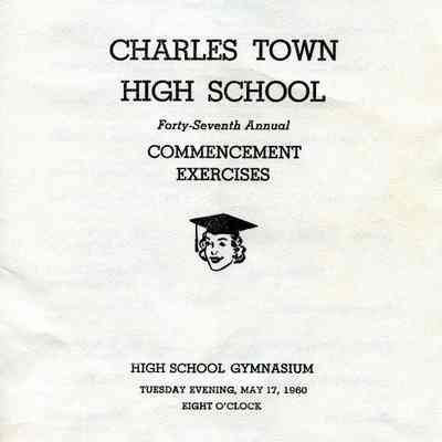 1960 CHS graduation program - page 1