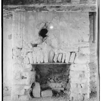 Fireplace at sand house at Sunrise