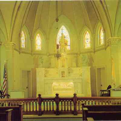 Interior View of St. Peter's Catholic Church