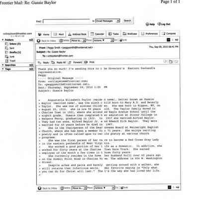 Augustava E. Baylor biography